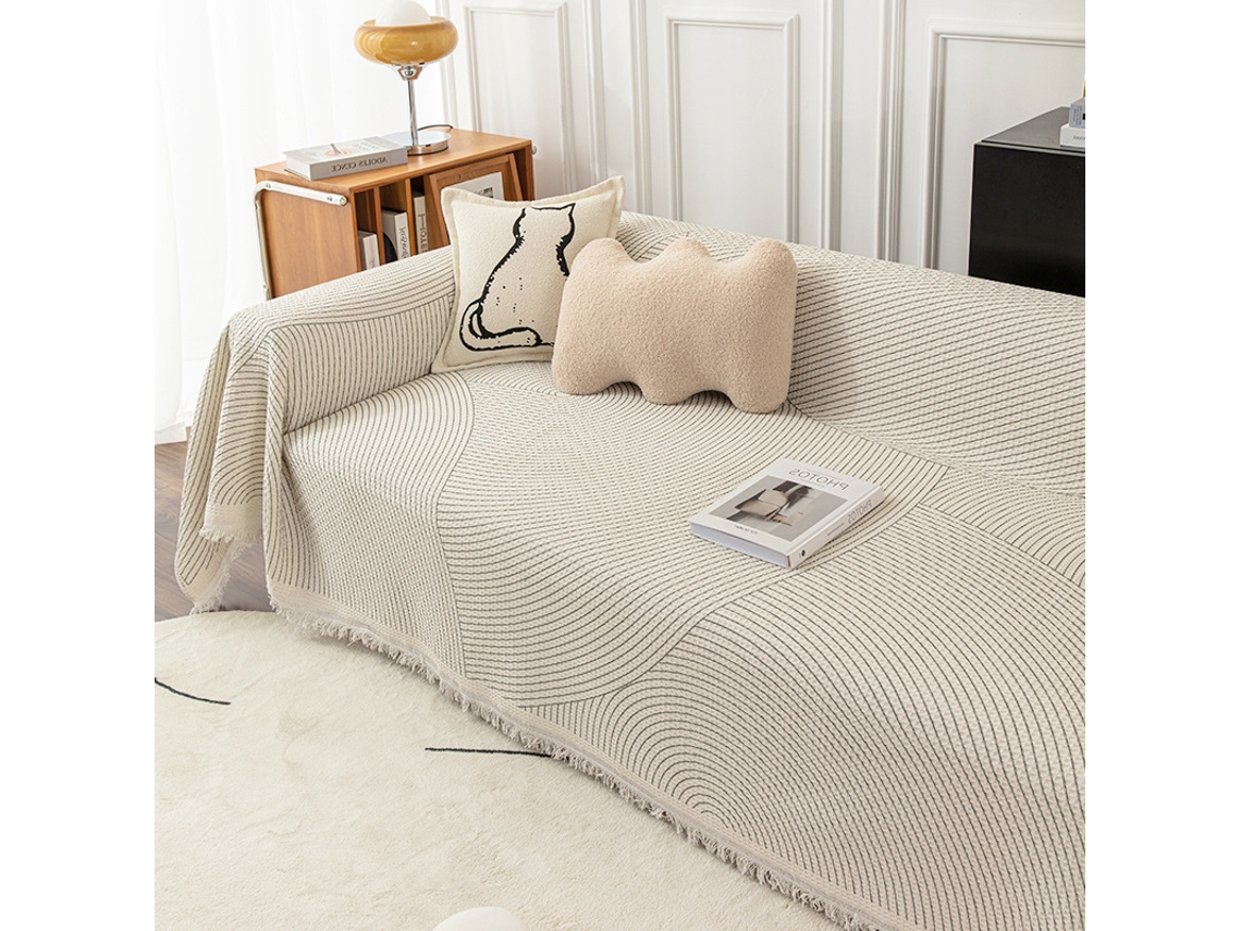 Funda de asiento de sofá antideslizante Protector de cojín de sofá -Patrón 7-180x260cm LUUCOZK
