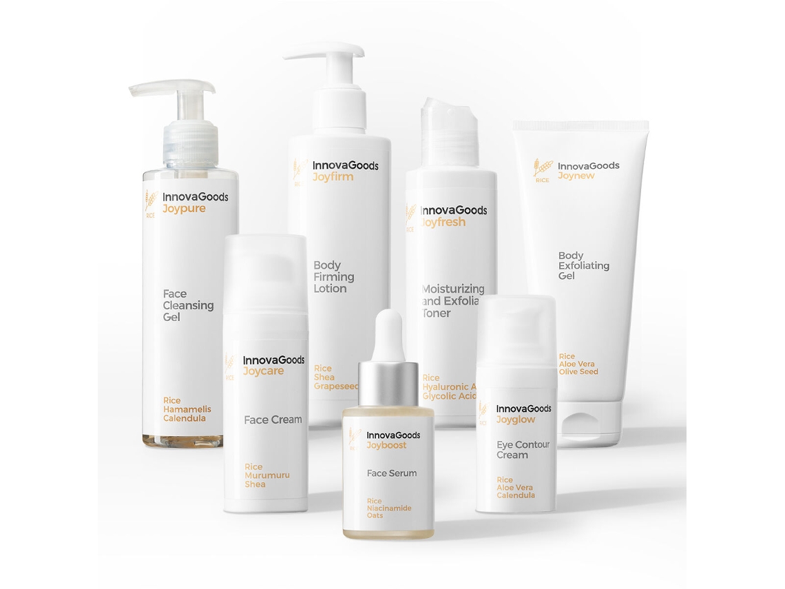 Pack de Rutina Facial y Corporal de Arroz Innovagoods
