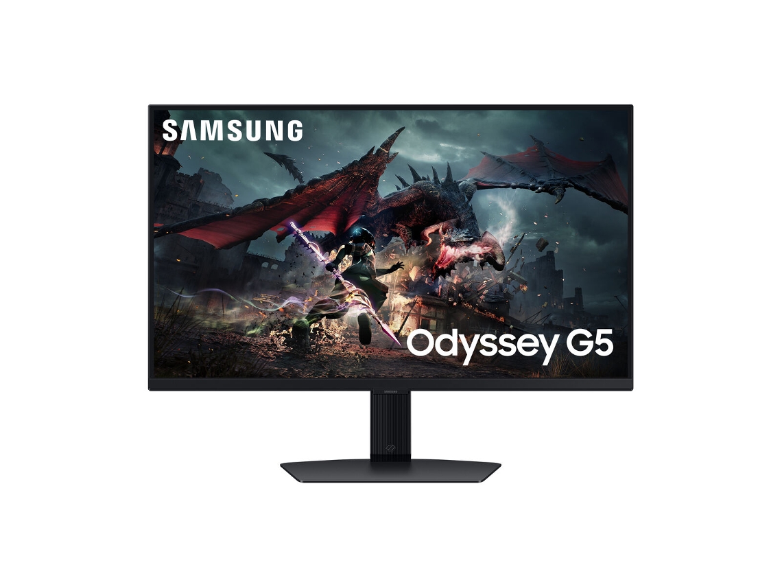 Monitor Gaming SAMSUNG Odyssey G5 G50D (Negro - Flicker free - 27" - Quad HD - Enchufe EU)
