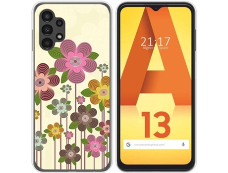 Carcasa para Samsung Galaxy A13 4G TUMUNDOSMARTPHONE Dibujos Primavera En Flor Multicolor