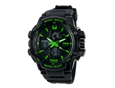Relojes para Hombre Reloj de Pulsera Deportivo Impermeable al Aire Libre Relojes multifunción-Pequeño Verde LUUCOZK