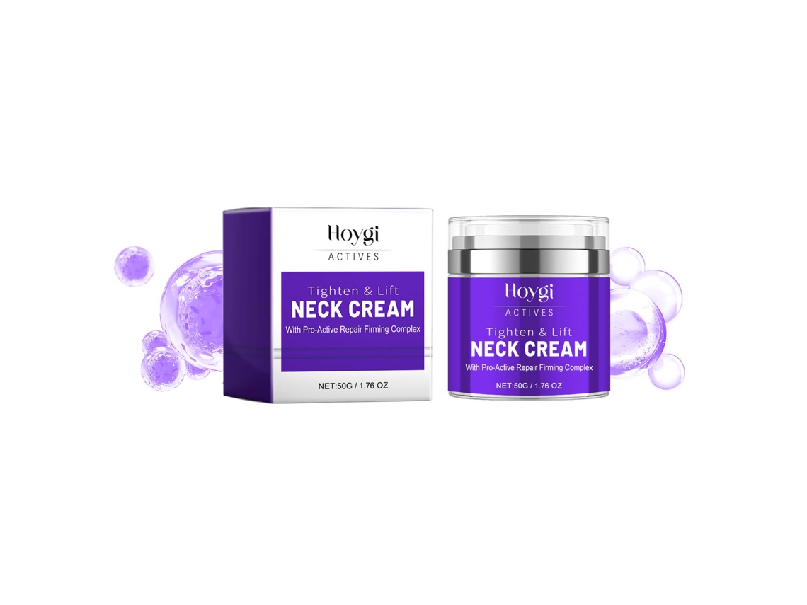 Crema reafirmante y lifting para el cuello con efecto rápido.
