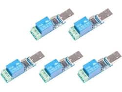 Módulo De Relé Usb 5x Con Interruptor De Control Inteligente Para Convertidor Electrónico Tipo Lcus