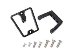 Soporte Delantero De Aluminio Negro Con 3 Orificios Para Portaequipajes De Bicicleta Plegable Brompton Y Dahon.