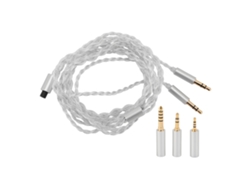 Cable Divisor En Y De 125 Cm Para Auriculares Con Conectores De 2,5 Mm, 3,5 Mm Y 4,4 Mm Para Ordenadores Y Dispositivos Móviles.