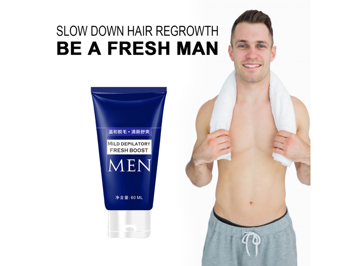 Crema Depilatoria Para Hombres Sin Dolor Para Barba, Cara, Piernas, Brazos Y Zonas Privadas