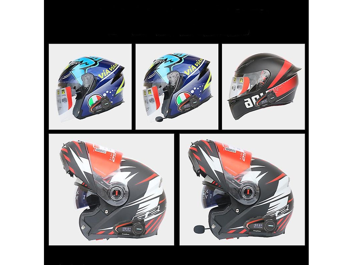 Kit Manos Libres Casco Bluetooth para motocicleta Bluetooth