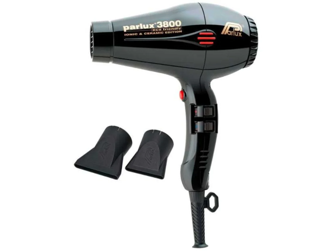 Secador de Cabello PARLUX 3800 Ionic & Ceramic Negro (2100 W)