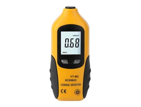 Detector de fugas de microondas LCD digital con retroiluminación 2450 MHz Probador de fugas de horno de microondas portátil de alta precisión Adver...