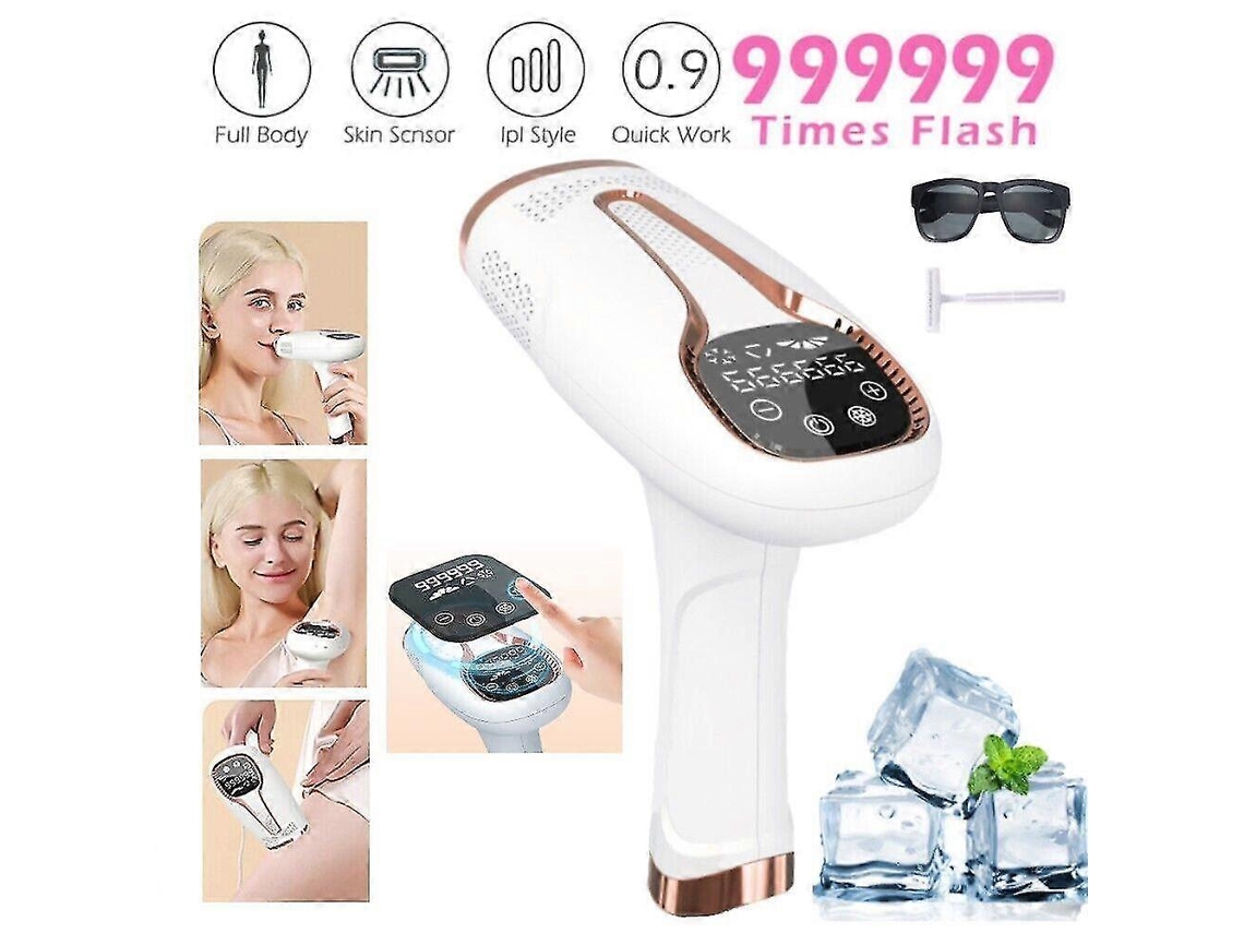 Depilación láser para mujeres y hombres. Dispositivo de depilación IPL. Depilación facial y corporal profesional en casa. Ly Ebike.