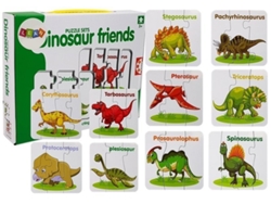 Rompecabezas educativo Dinosaurios Inglés 10 Conexiones B.active