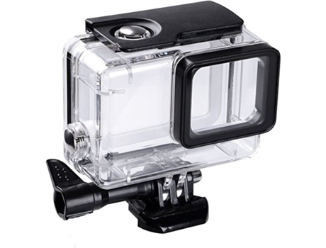 Caixa à prova d'água para gopro hero 7 6 5, acessório de montagem de caixa de proteção de mergulho[branco]