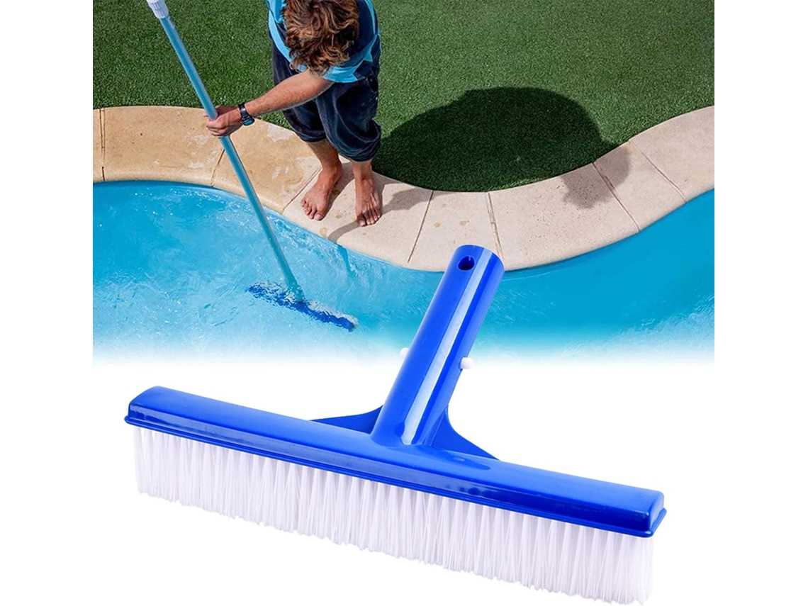 Cabezal de cepillo para piscina, herramienta de limpieza para mantenimiento de piscinas domésticas, cepillo para esquinas de piscina (azul, 1 pieza)