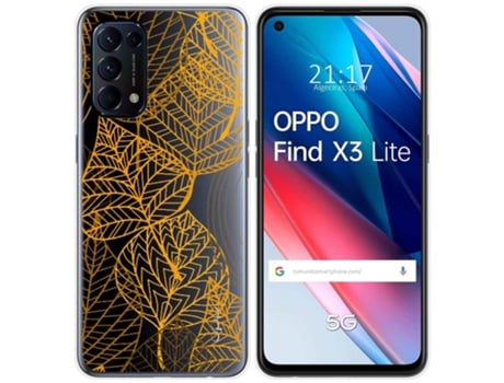 Carcasa Oppo Find X3 Lite TUMUNDOSMARTPHONE Dibujos Transparente