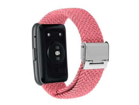 Correa Pulsera Trenzada Flexible para Huawei Watch Fit 2 Rosa
