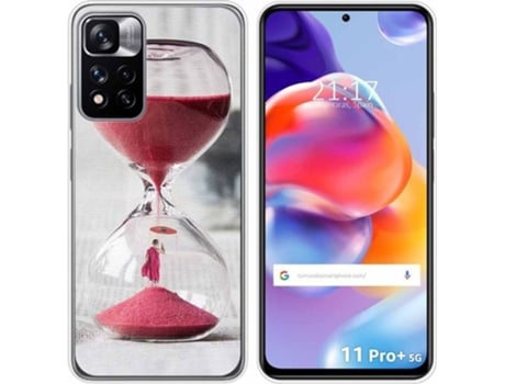 Carcasa para Xiaomi Redmi Note 11 Pro+ Plus 5G TUMUNDOSMARTPHONE Dibujos Reloj Multicolor