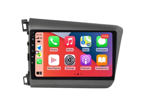 Autoradio 4GB RAM64GB ROM ROVERONE para Honda Civic 9 FB FK FD 2011 - 2015 CarPlay Android Coche Radio Bluetooth Navegación