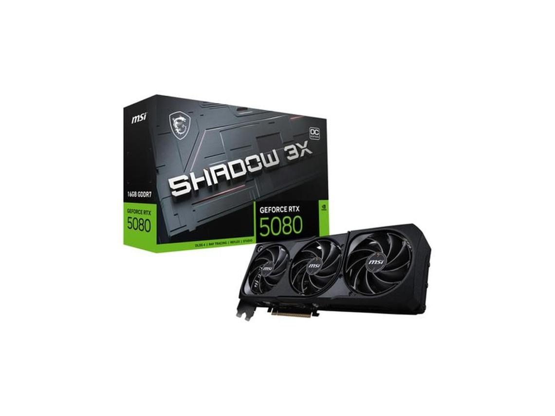 Tarjeta Gráfica Msi Geforce Rtx 5080 16g Shadow 3x Oc