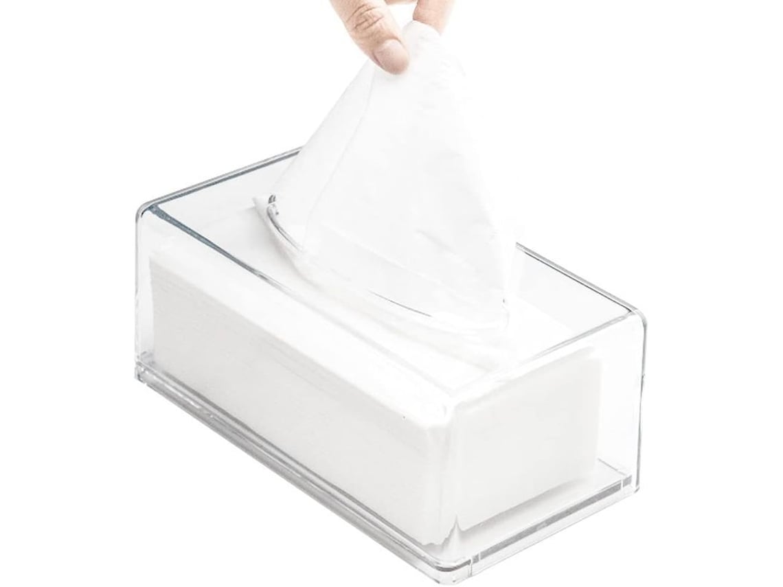 2026-31750-caja De Papel Higiénico De Acrílico Transparente Rectangular Para Baño Hogar Oficina