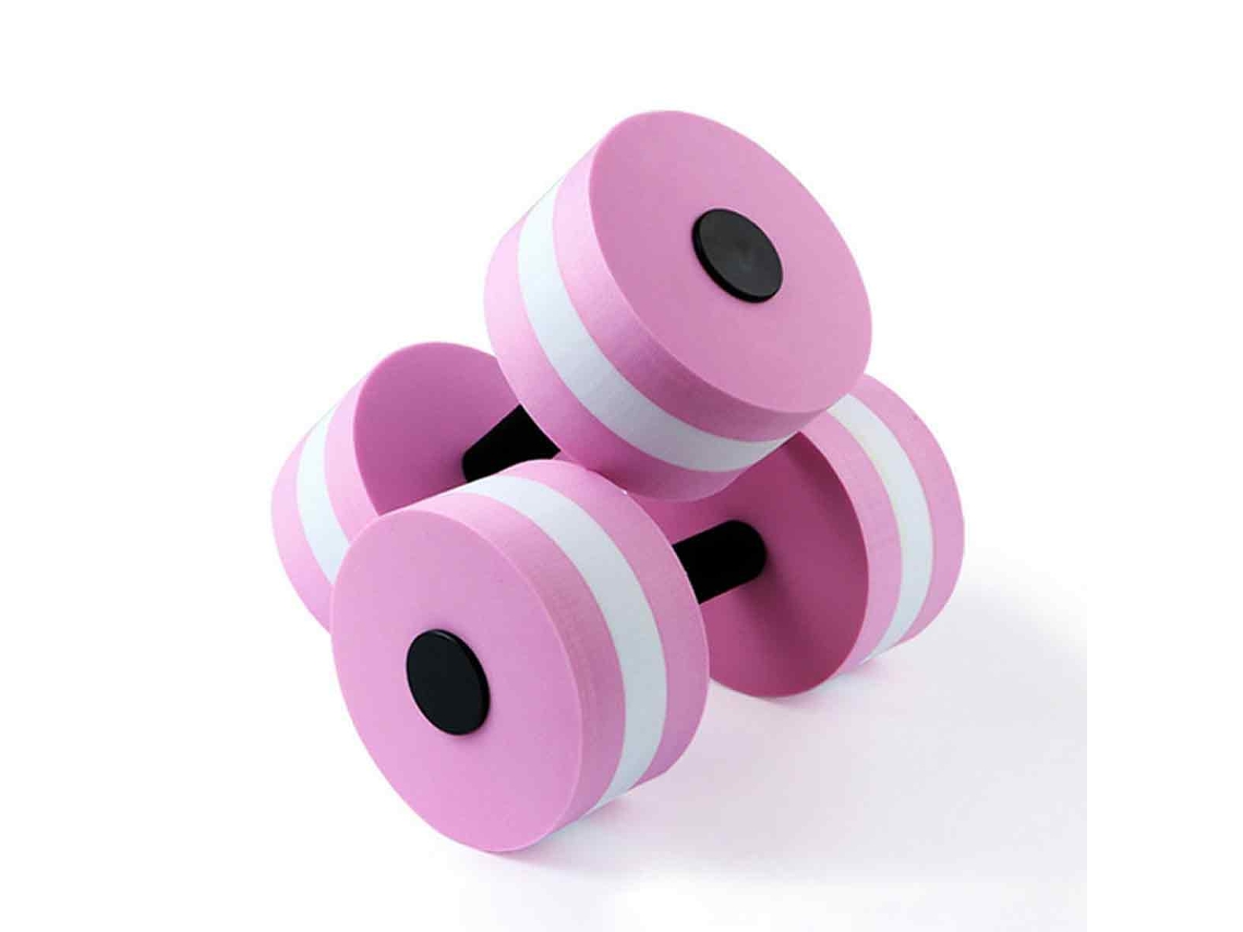 Mancuernas de espuma de colores brillantes, ejercicio aeróbico de fitness acuático, mancuernas de resistencia para piscina de espuma EVA de alta densidad