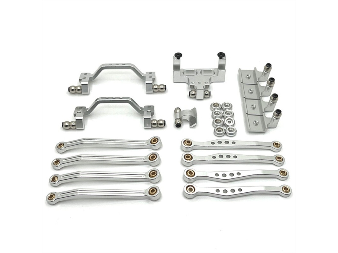 Platapieza Metálica Mejorada Wpl 1/16 C54 C54-1 C64-1 C74 C74-1 Pedal Barra Acoplamiento Amortiguador Servo Asiento Juego Accesorios Coche Rc