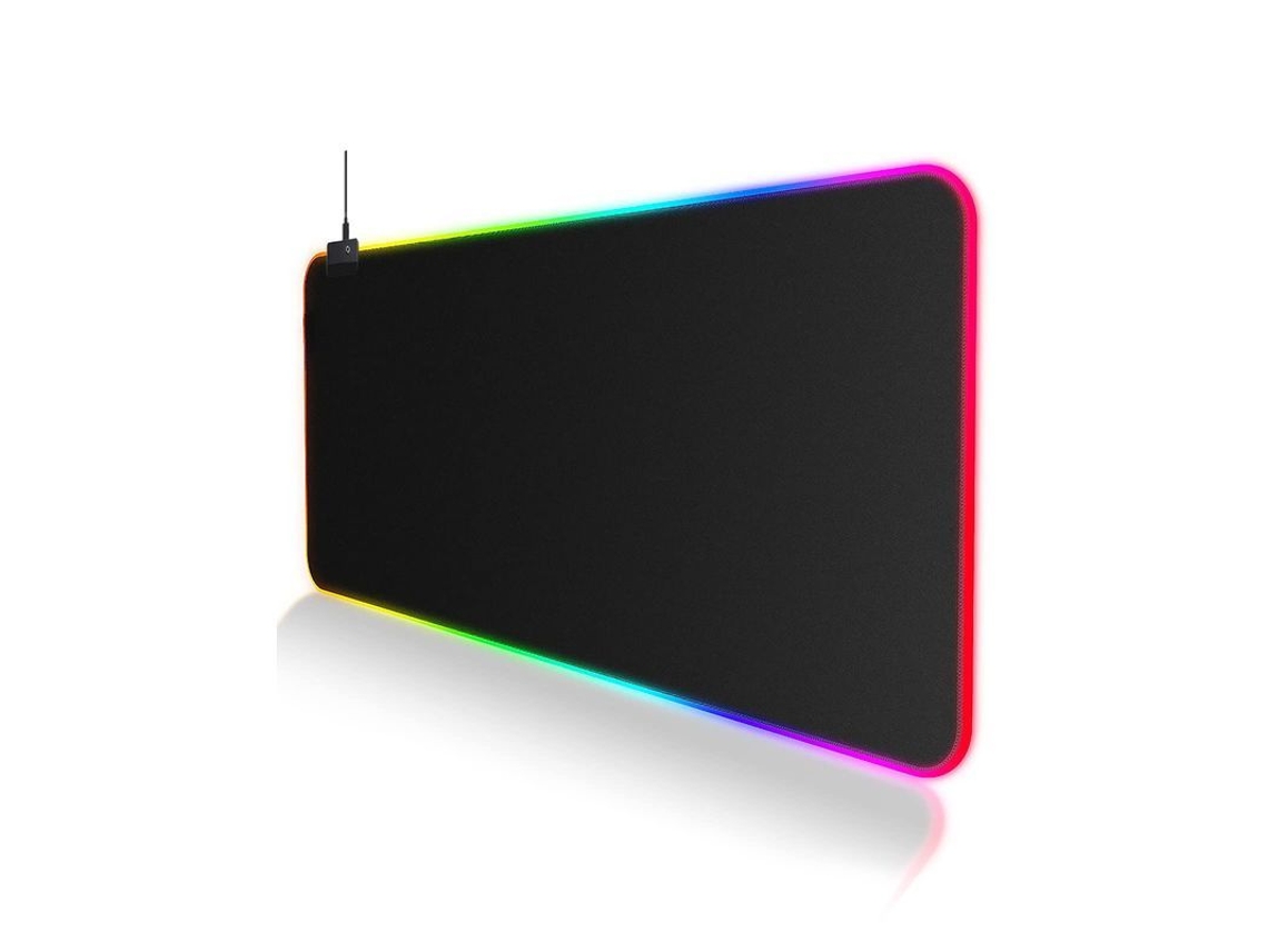 Alfombrilla De Ratón Para Juegos Rgb, Xxl (800x300x4 Mm), 10 Efectos De Iluminación Preestablecidos.