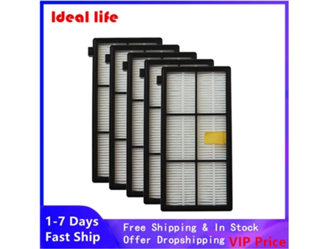 Reemplazo de filtros de 5 piezas para Irobot Roomba 800 900 Series 800 870 880 980 pieza de aspiradora reemplazo de filtros de barredora doméstica