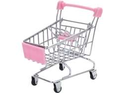 Mini Carrito De Compras De Juguete Para Niños Con Espacio De Almacenamiento Sobre La Mesa Y Material Seguro.