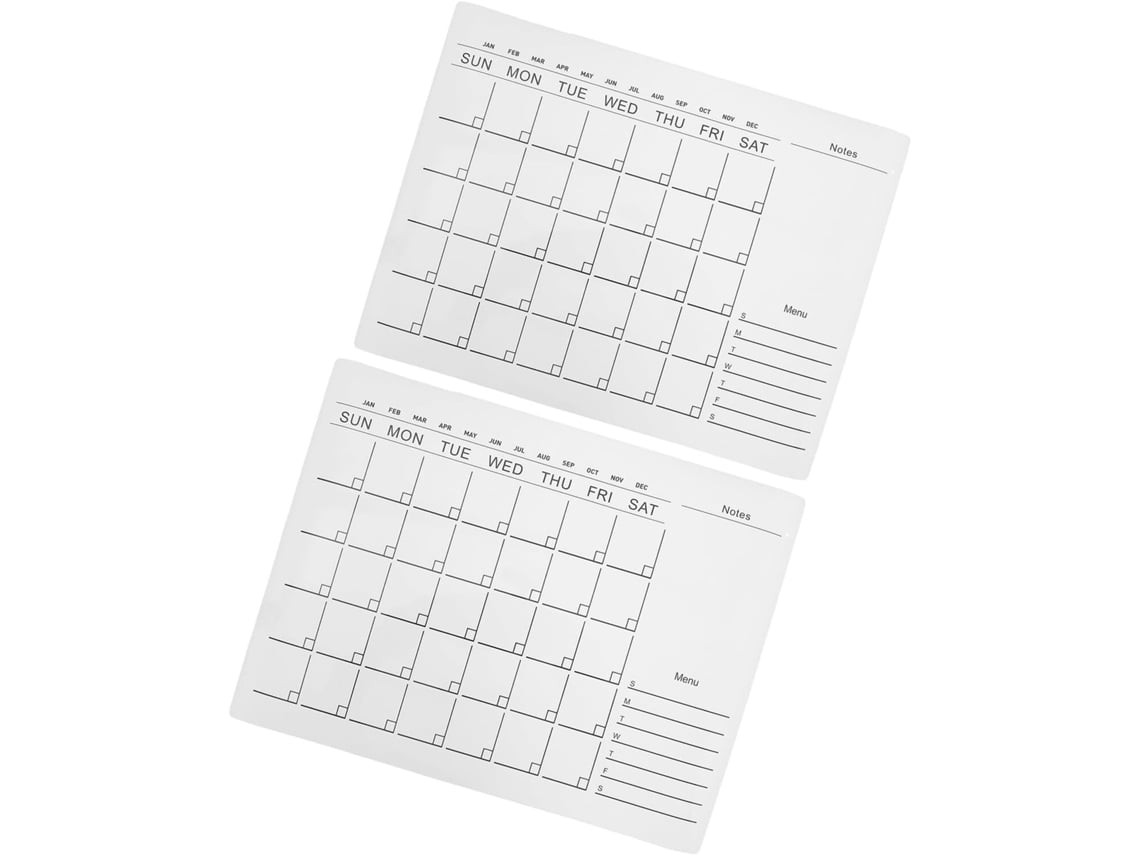 2 Pegatinas Reutilizables De Pvc Para Pizarra Blanca Borrable