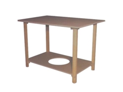 Mesa camilla rectangular 120x70x75 cm