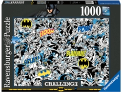 Puzzle RAVENSBURGUER Batman Challenge (Edad Mínima: ‍14 Años - 1000 Piezas)