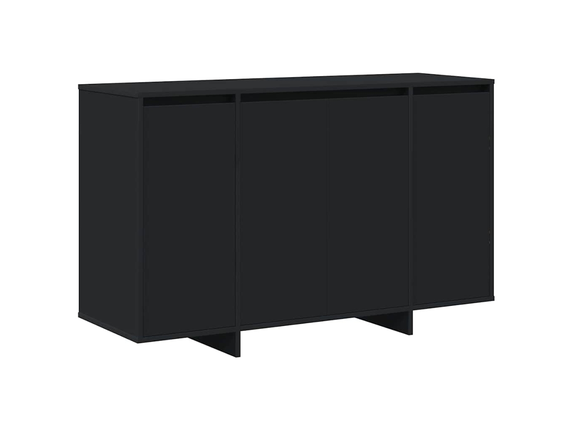 Aparador Negro 120 x 41 x 75 cm Madera Procesada MAISON EXCLUSIVE