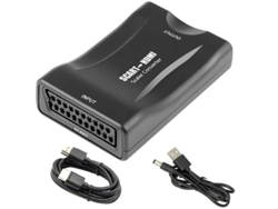 Convertidor de Scart a Hdmi con cable Hdmi Yizhood Negro