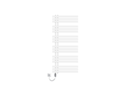 Radiador De Baño Iron Em Con Resistencia 1200w 600x1400 Mm Blanco Luxebath