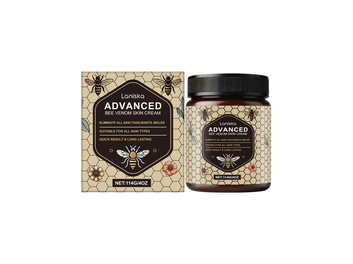 Crema purificante para el cuidado de la piel con veneno de abeja
