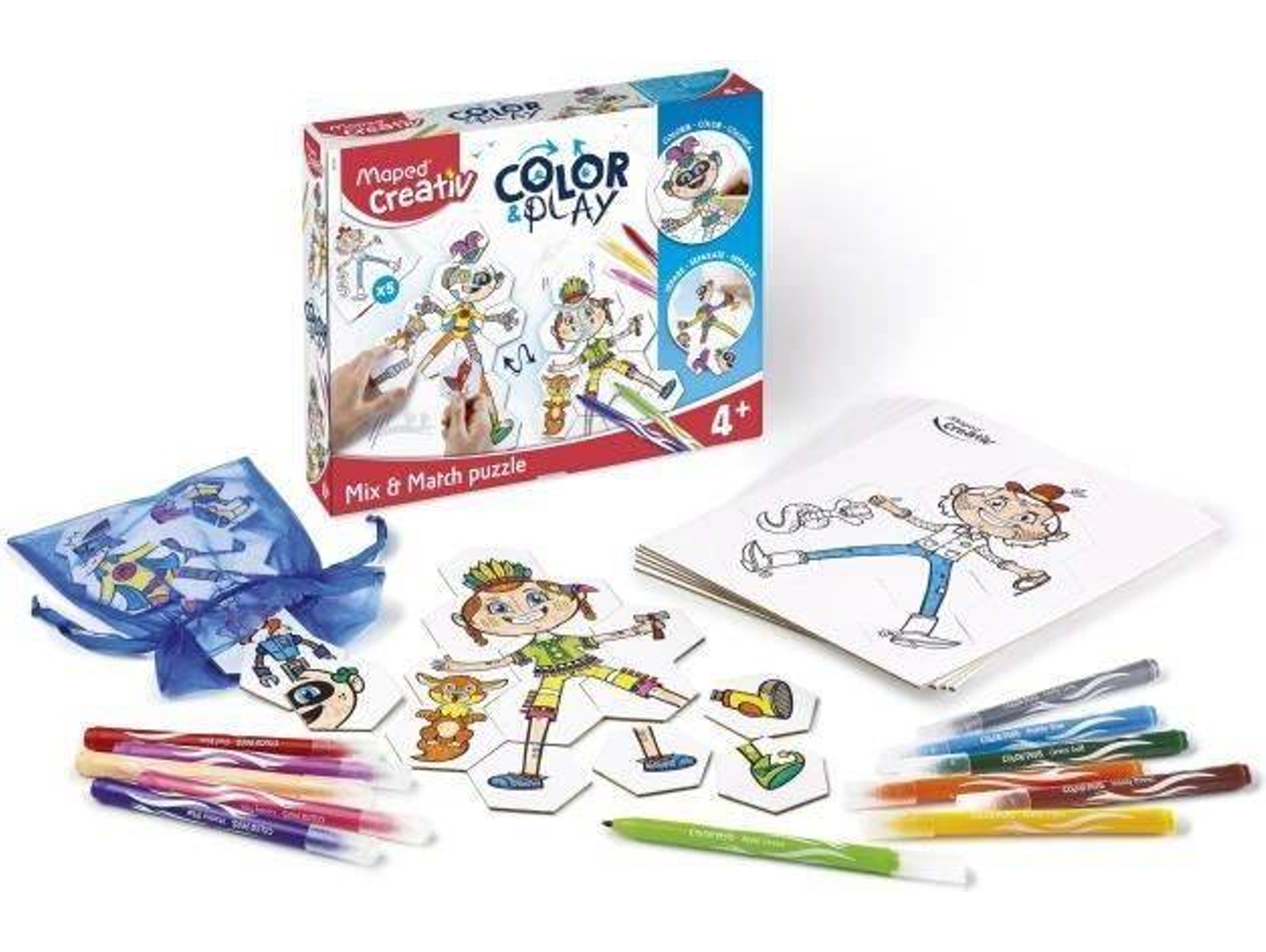Juego Creativo MAPED Color & Play Rompecabezas