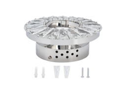 Rebe-lámpara De Pared De Cristal Led 85‑265v 2000lm Con Inducción Corporal Para Pasillo Baño Corredor Restaurante
