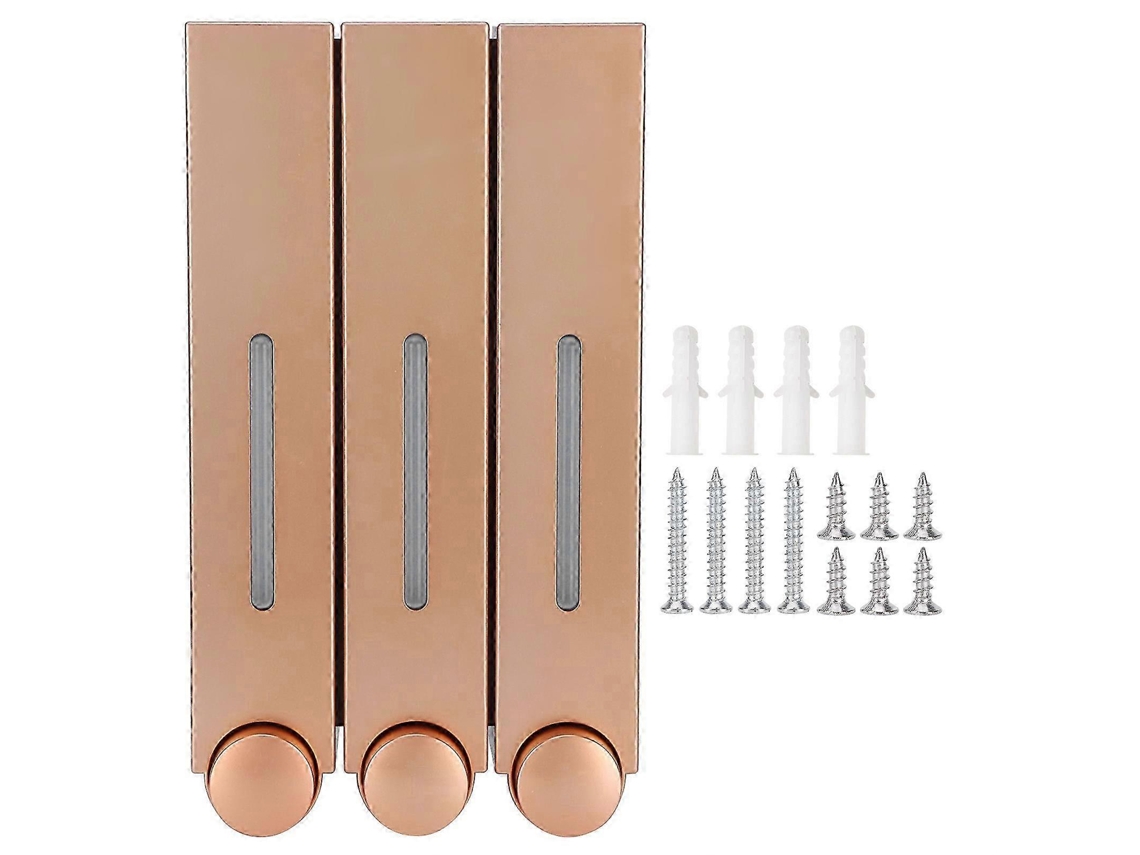 Dispensador de jabón líquido de pared Rosewell de 420 ml x 3 para baño y cocina