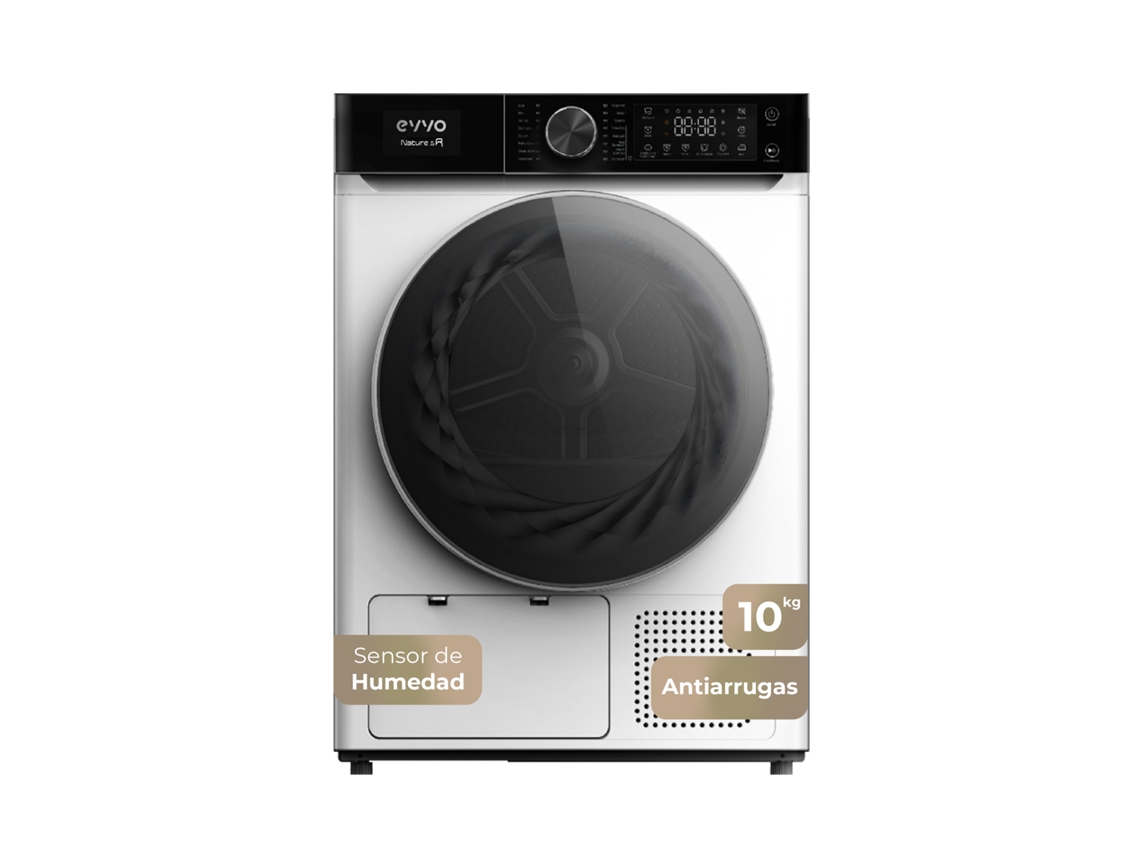 Secadora EVVO Nature SR10 (10 kg - Bomba de Calor - Blanco)