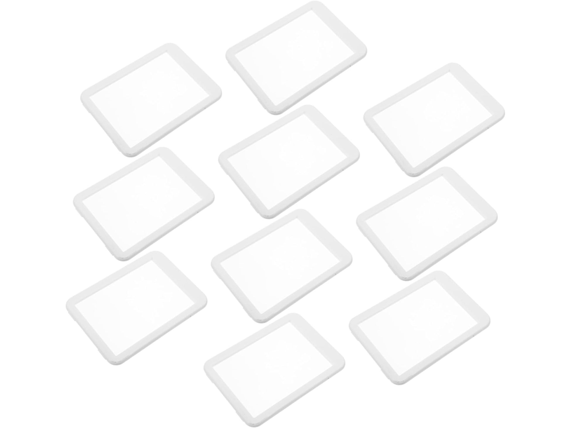 10 Fundas Rígidas De Plástico Para Tarjetas Coleccionables, Protectores De Tarjetas