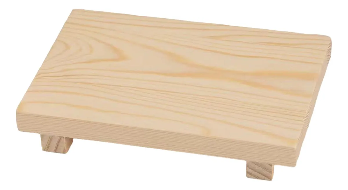Jabonera con pedestal de madera, bandeja para jabón, vayotoy