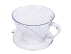 Filtro De Café Cónico Reutilizable Para Cafetera De Flujo Rápido, Taza Transparente S, Material Abs Seguro.