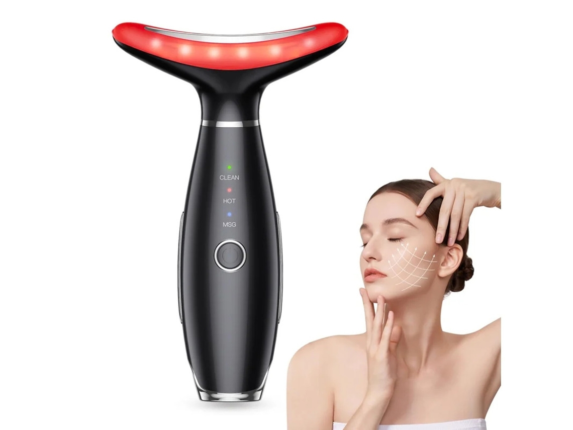 Masajeador facial y de cuello 3 en 1, ideal para el cuidado de la piel. Yizhood