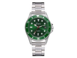 Reloj De Pulsera Casual Para Hombre Con Brazalete De Acero, Movimiento De Cuarzo, Lvpai (verde)