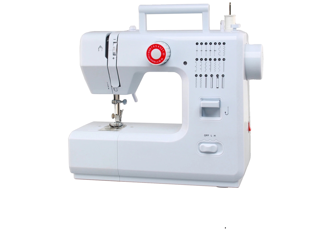 Mini máquina de coser, 20 opciones de puntada, bobinado automático de bobina, diseño compatible con OEM