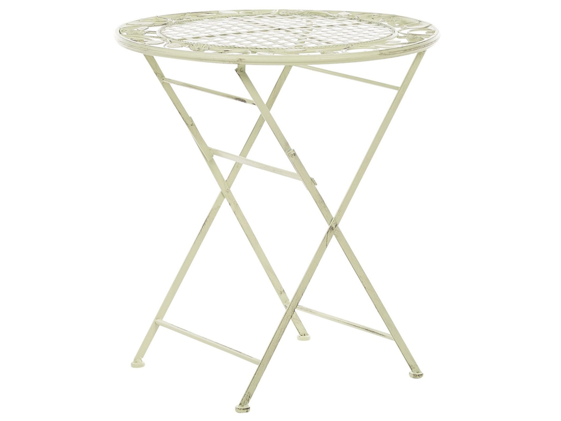 Mesa de balcón BELIANI Bivio de Hierro Verde 70x70x73