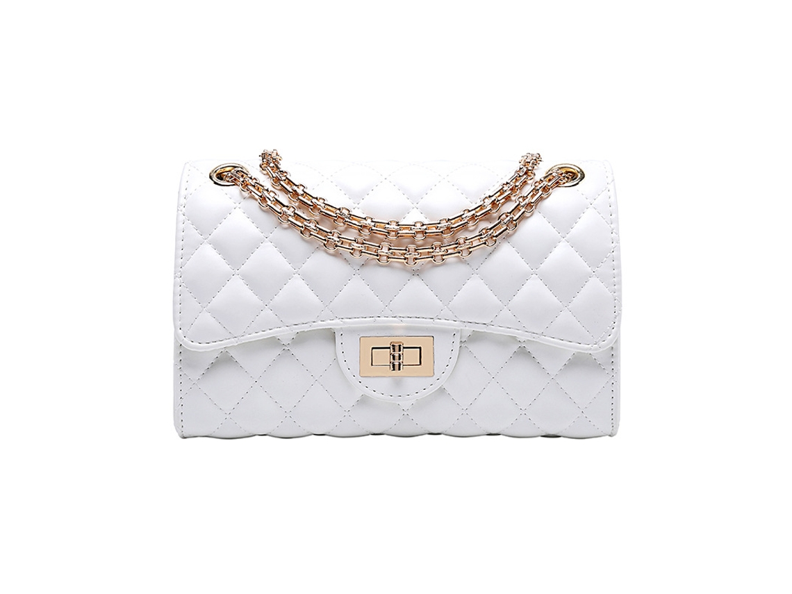 Mochila para mujer, adornada con un cordón de diamantes*.