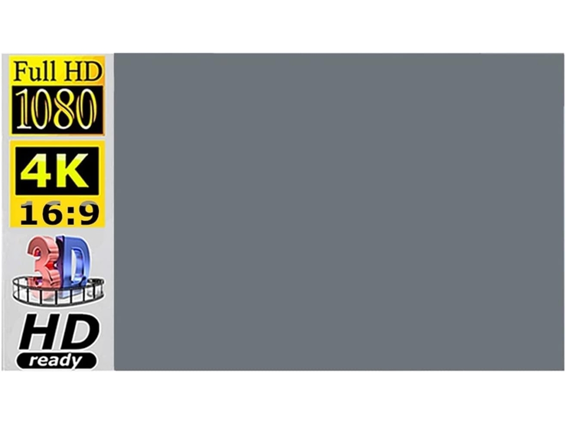 Pantalla De Proyección, Cortina Para Proyector 16:9, Pantalla Antirreflejo De 30, 72, 84, 92, 100, 106, 120,