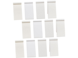 Juego De 12 Minicuadernos Portátiles De Papel Kraft Color Caqui, 4 Estilos Diferentes