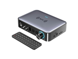 Transmisor y receptor Bluetooth de fibra óptica Paveos, digital para micrófono y altavoces GOKOCO